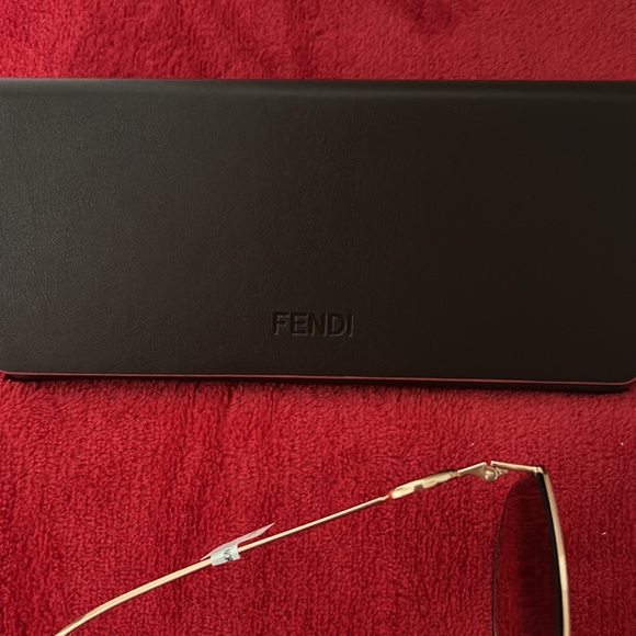 FENDI  63mm Round Sunglasses
GOLD COPPER/ BROWN PINK - Picture 8 of 9